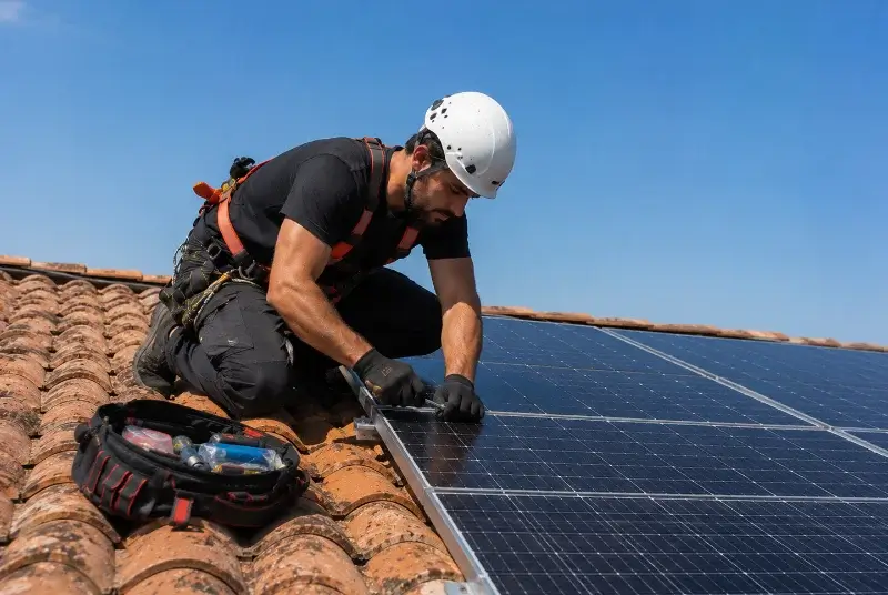 Maintenance et monitoring de panneaux solaires à Lorgues