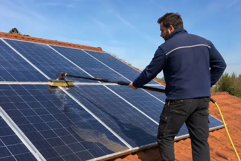 Nettoyage et entretien de panneaux solaires à Lorgues