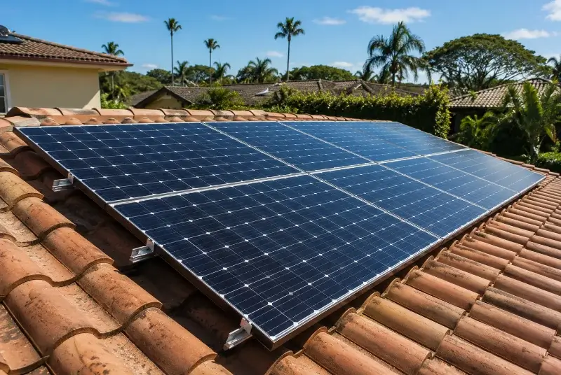 Installation de panneaux solaires à Lorgues