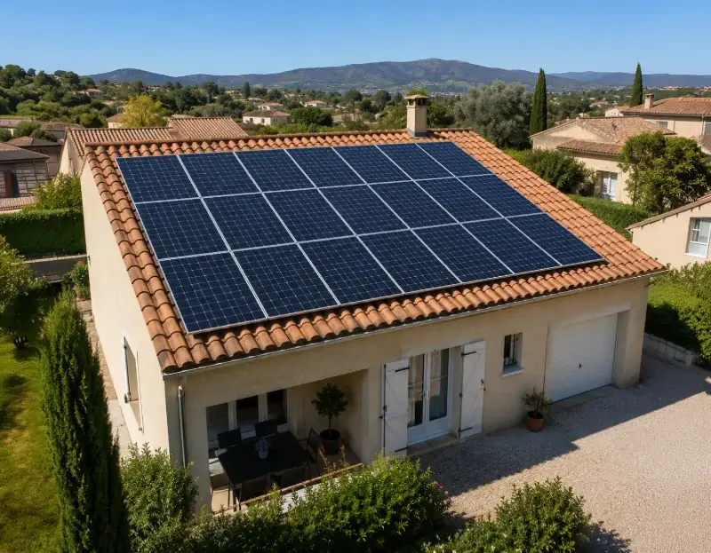 Prime à l'autoconsommation panneaux solaires Lorgues — aide financière de l'État